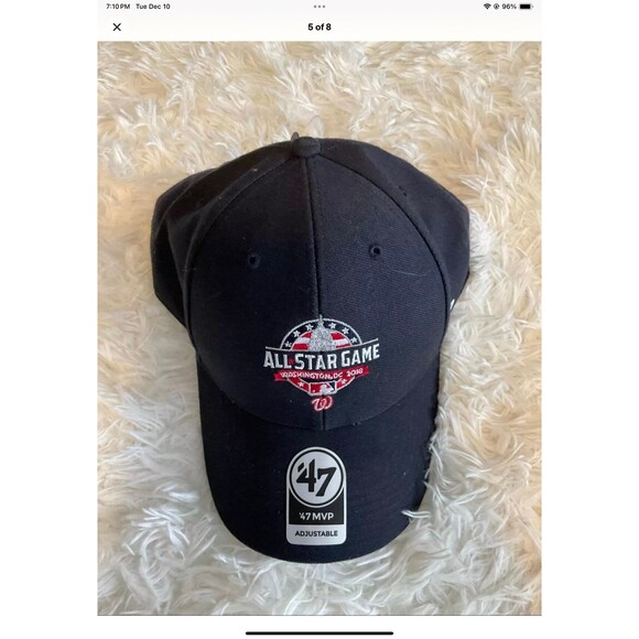 MLB All Star Game Washington DC 2018 Black One Size Hook And Loop Closure - Picture 5 of 8
